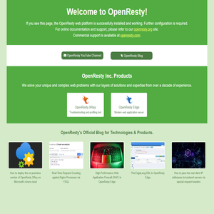 Welcome to OpenResty!