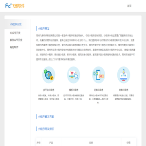常州小程序开发_微信公众号开发_软件开发_网站APP开发-飞傲软件公司_飞傲软件